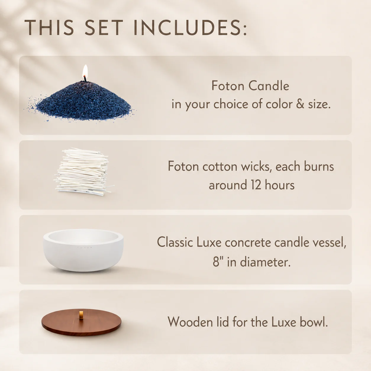 Classic Indoor/Outdoor Candle Set - Colored - Image 3