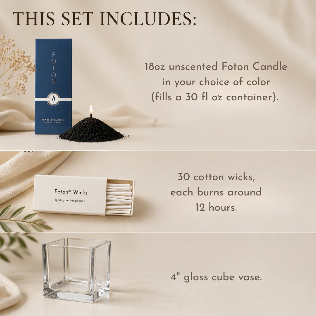 Gift Set with Vase - Unscented Colored - Image 3