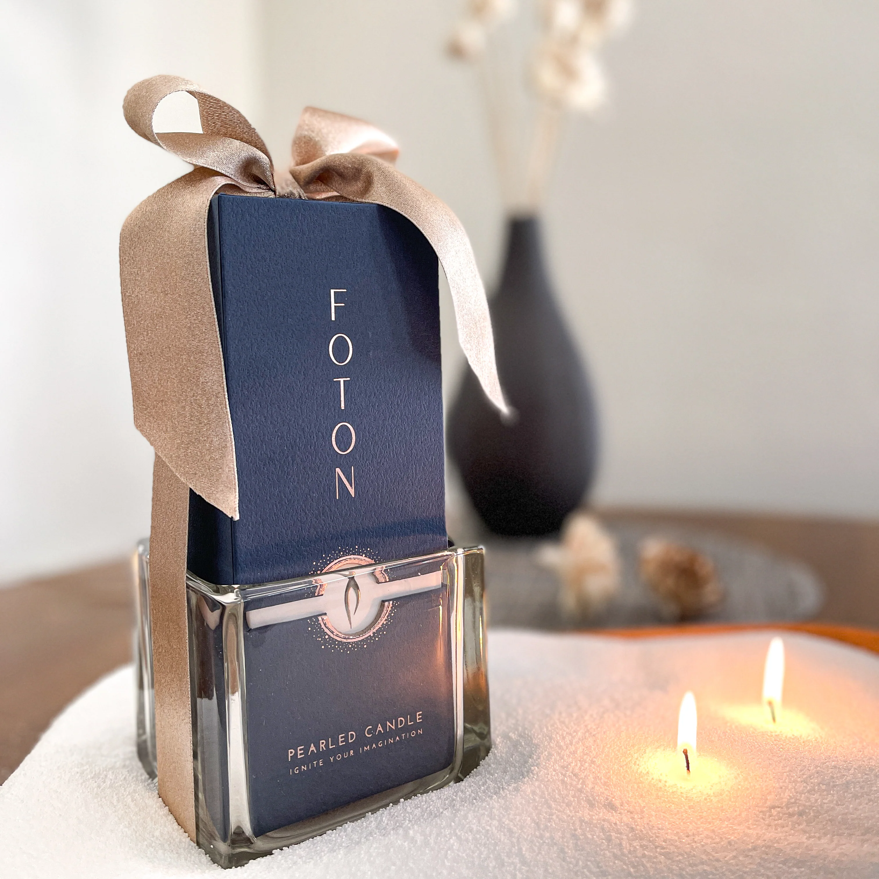 Gift Set with Vase - Scented White - Image 8