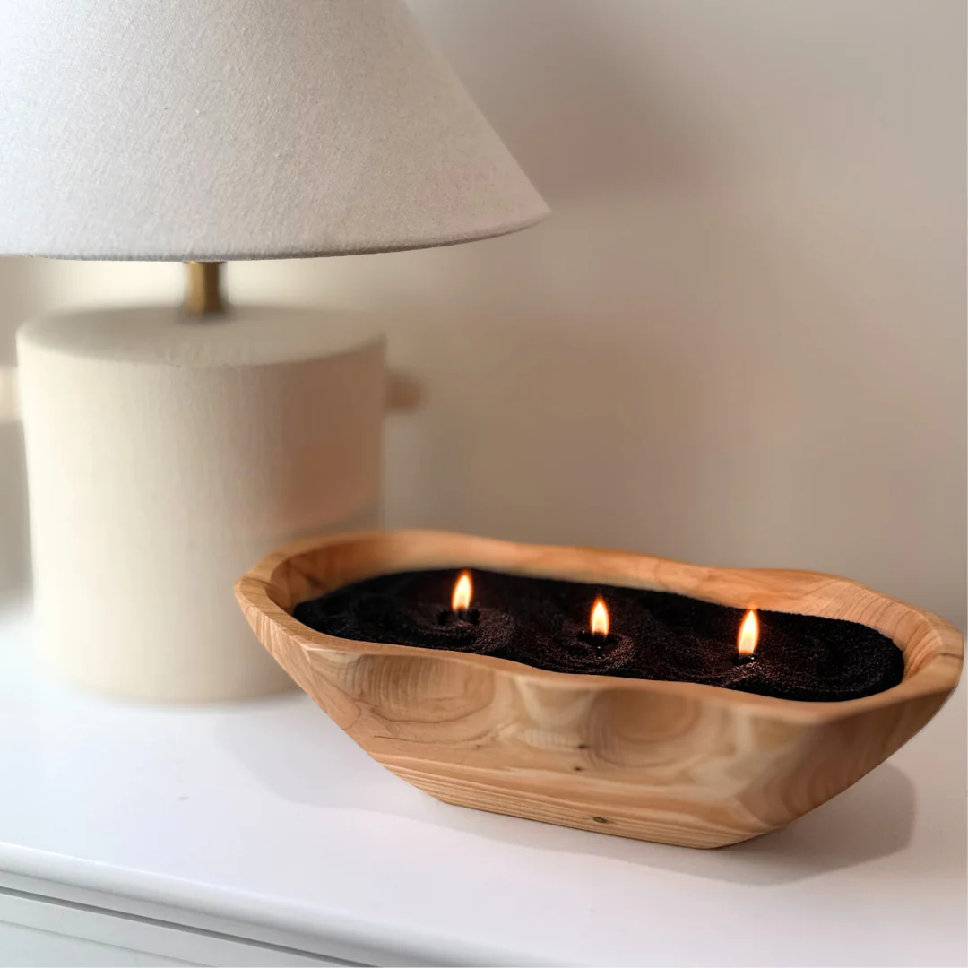 Wood Bowl Gift Set - Unscented Colored - Image 3