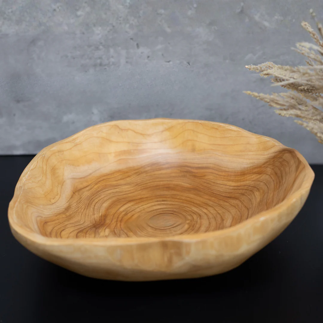 Handcrafted Wood Bowl - Image 4